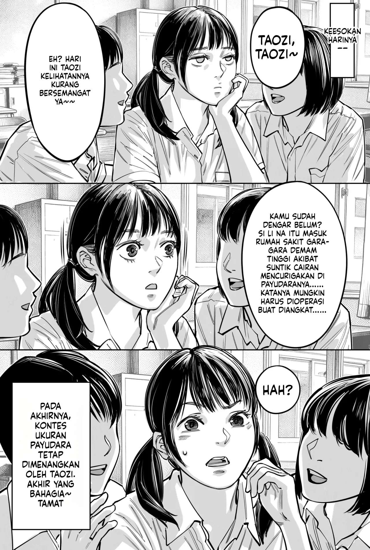 Lomba Ukuran Payudara! Chapter 01 END